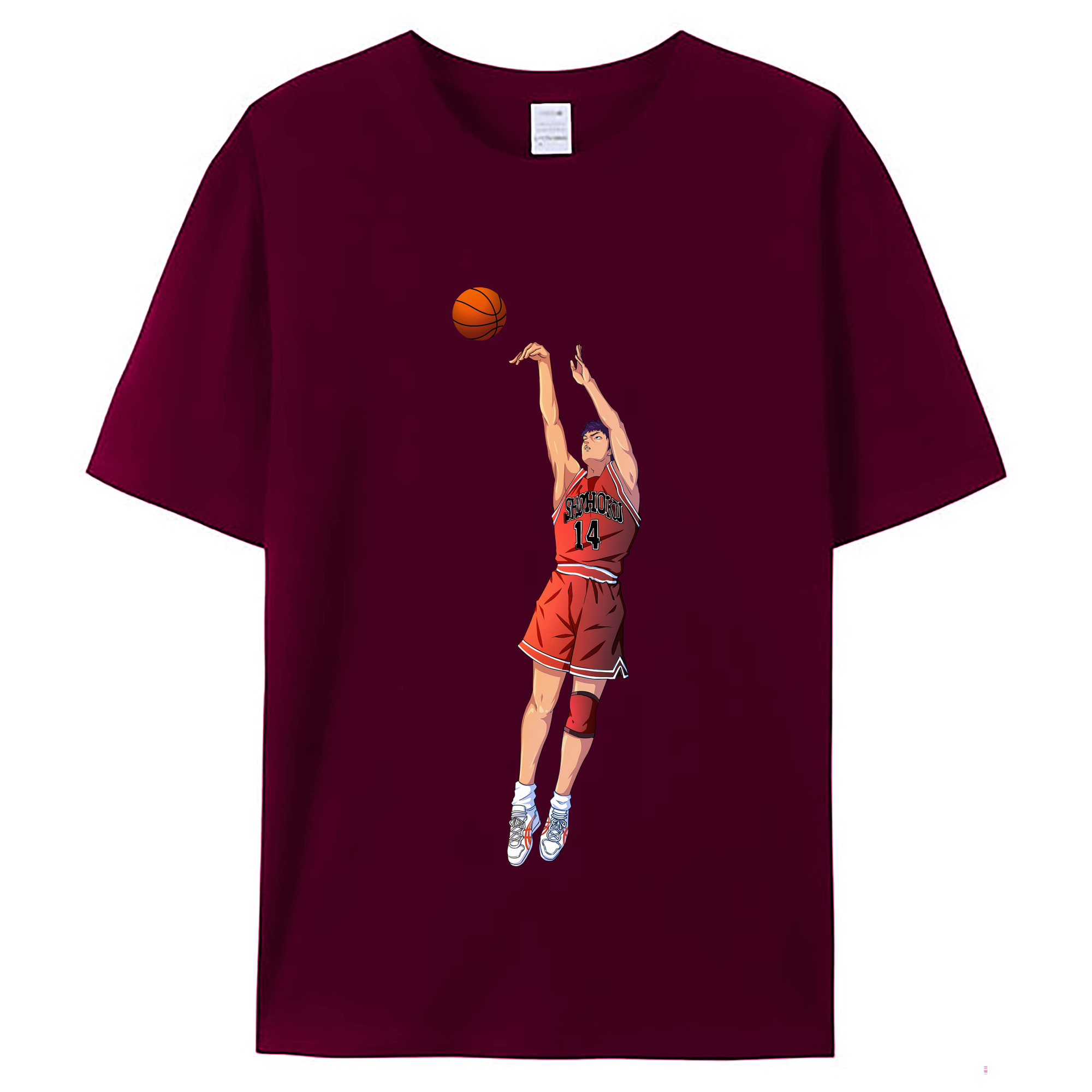 （画像用） SLAM DUNK／スラムダンク レディースカジュアルプリントTシャツ（綿100％）